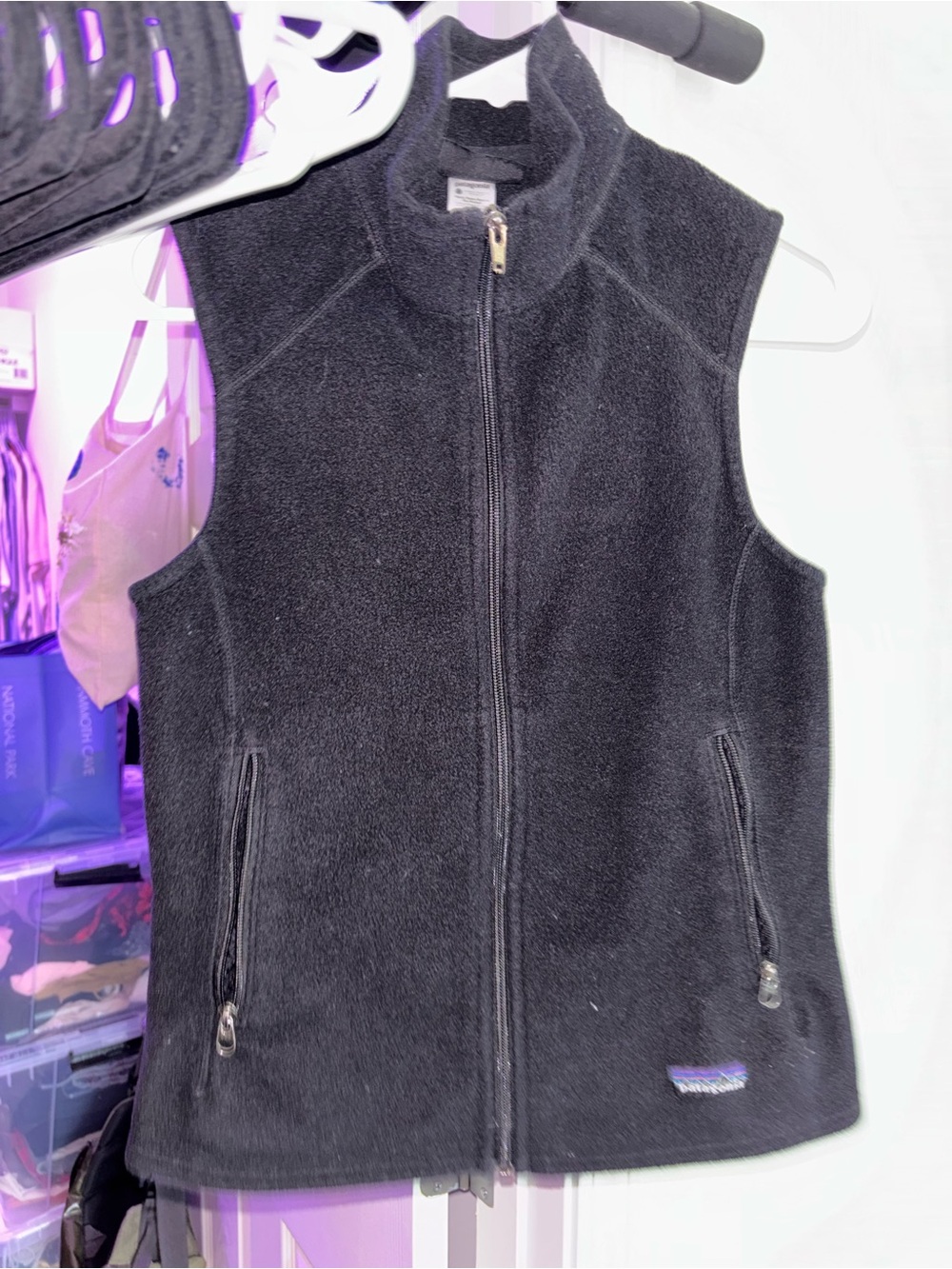 Patagonia Black Women's Full-Zip Fleece Vest